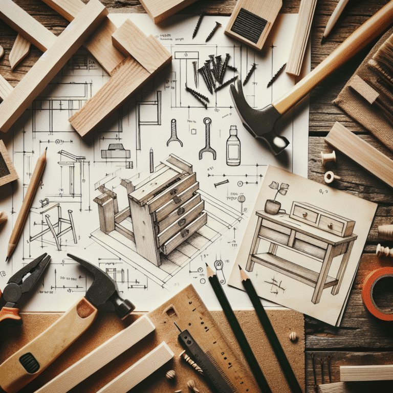 como iniciar seu projeto de móveis DIY