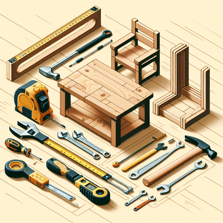 ferramentas essenciais para projetos DIY de móveis