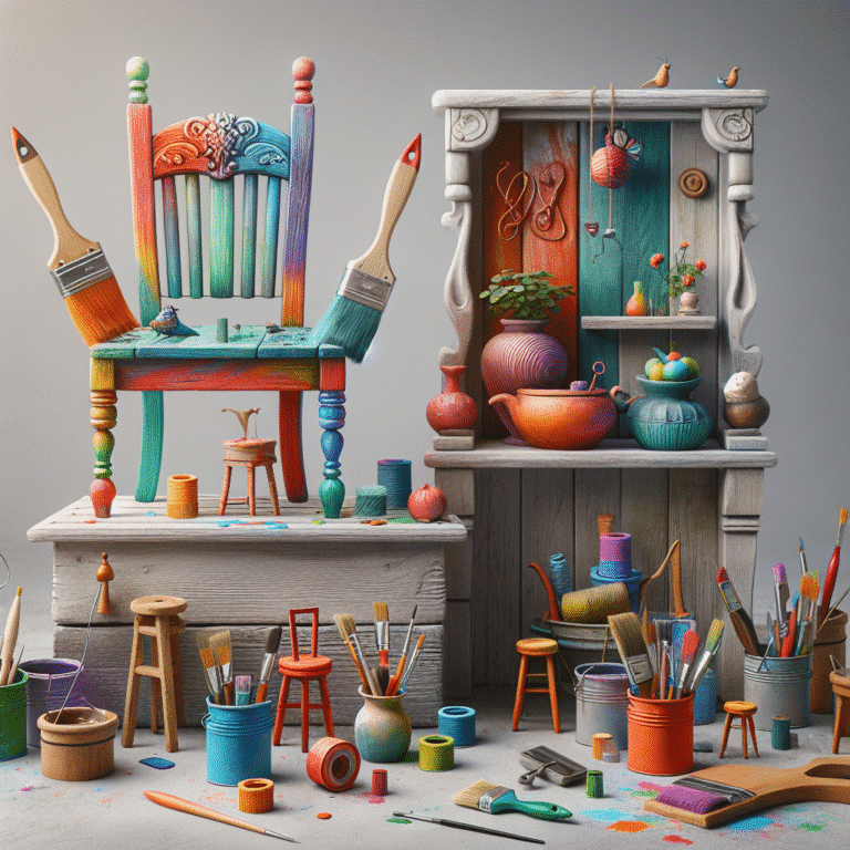 como transformar móveis antigos de forma criativa