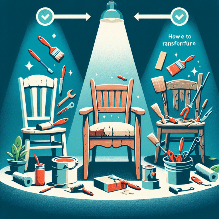 truques práticos para transformar móveis descartados