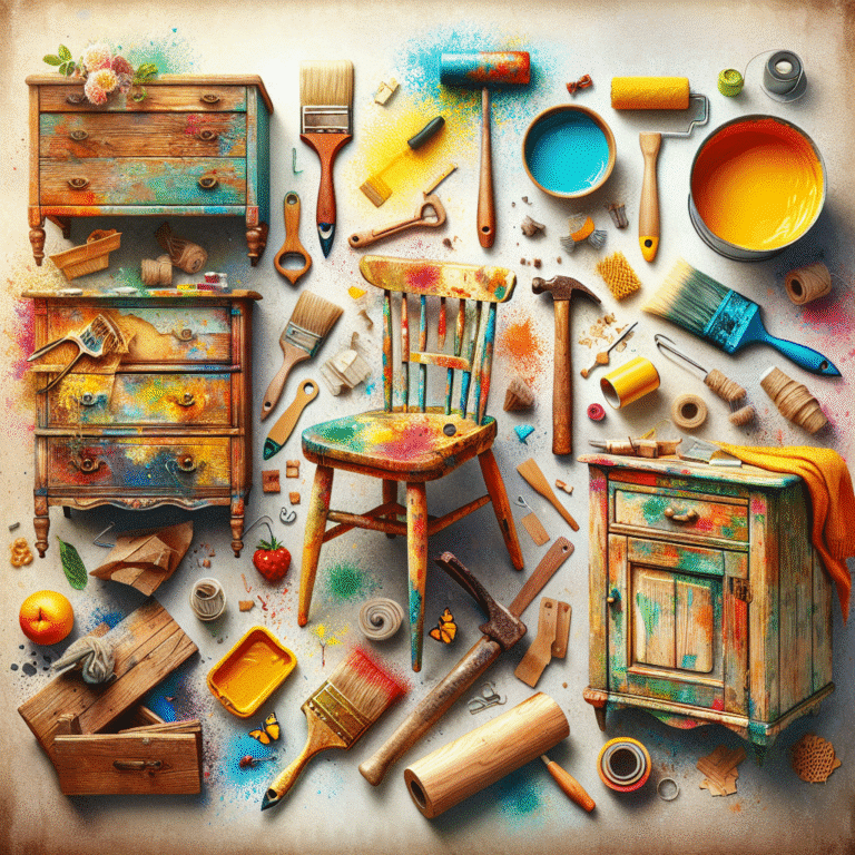 tutoriais fáceis para transformar móveis descartados