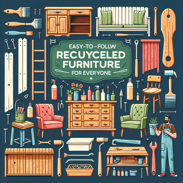 tutoriais fáceis de móveis reciclados para todos