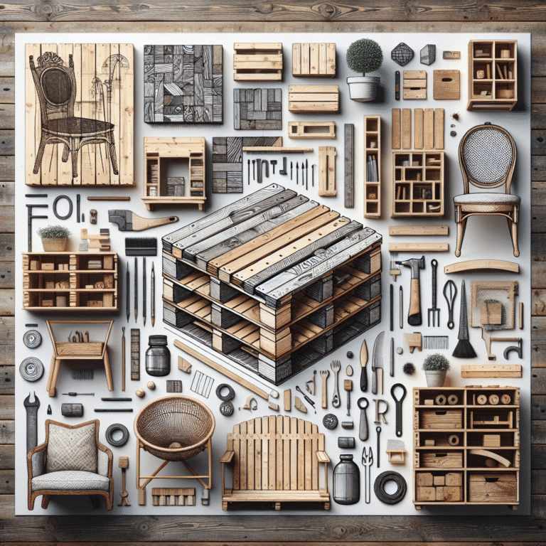 como construir móveis criativos com pallets