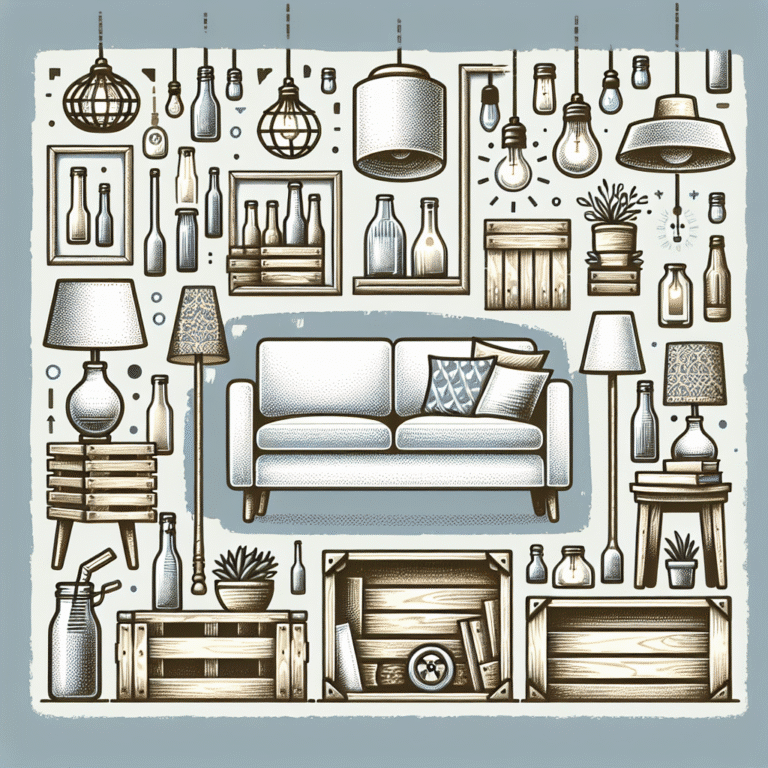 como transformar sua sala pequena com móveis reciclados