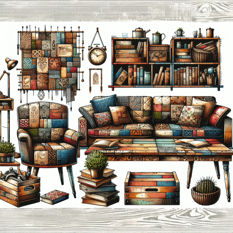 dicas móveis reciclados para decorar sua casa