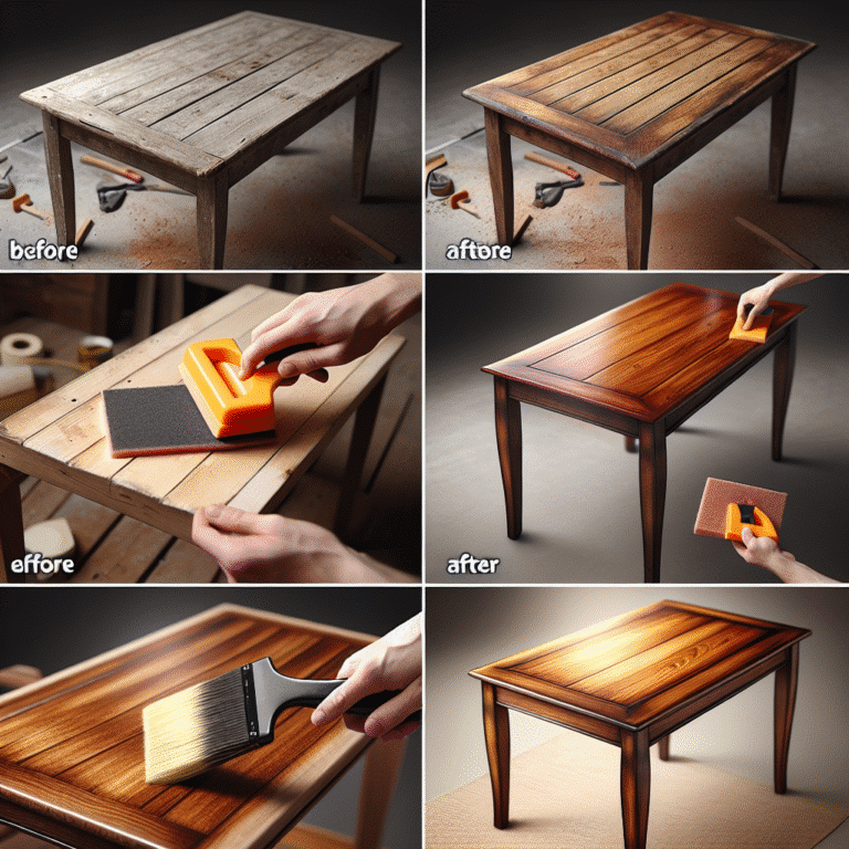 transformação de mesa de madeira: ideias práticas de reforma