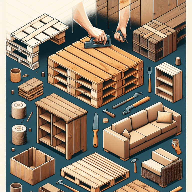 como transformar pallets em móveis para sua casa