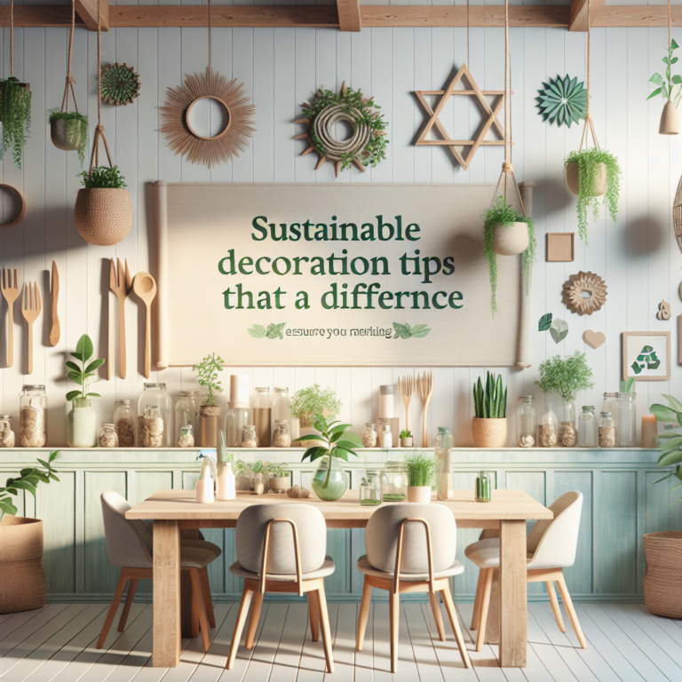 dicas de decoração sustentável que fazem a diferença