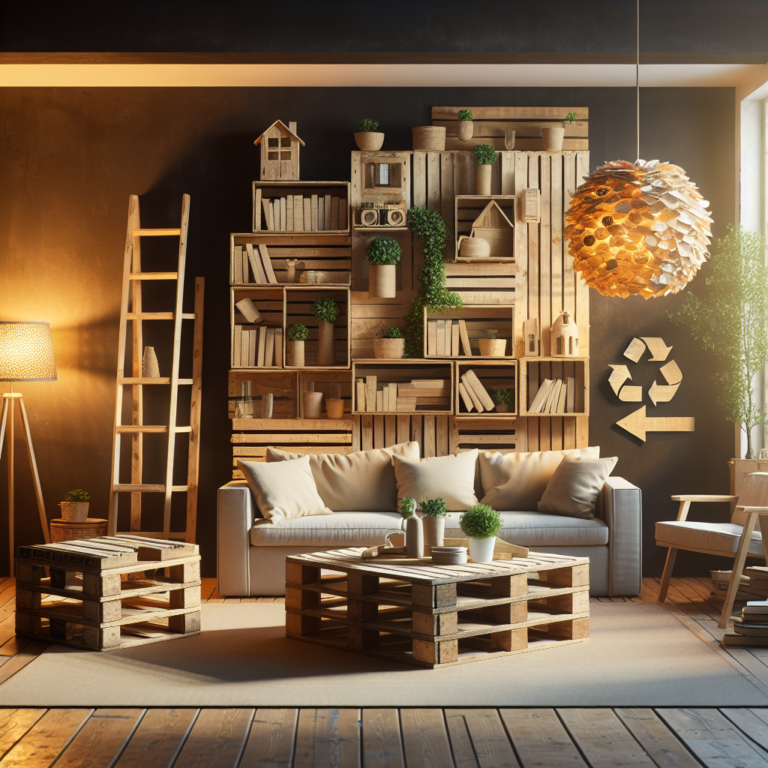 dicas móveis reciclados para transformar sua casa