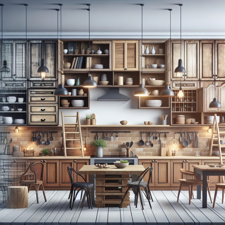 como modernizar sua cozinha com móveis reaproveitados