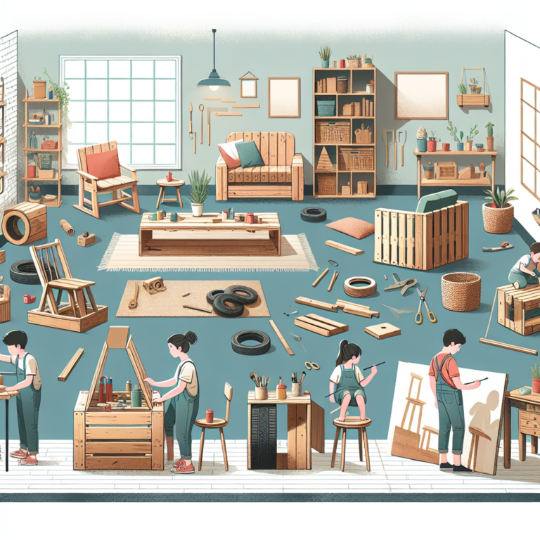 ideias simples para criar móveis sustentáveis em casa