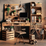 móveis reciclados para escritório: funcionalidade e estilo