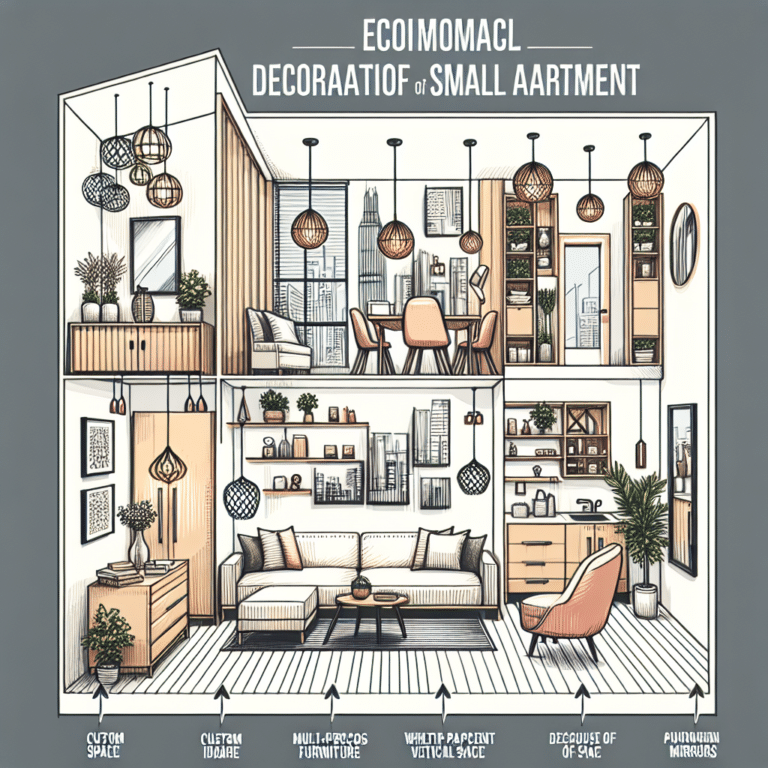 como decorar um apartamento pequeno de forma econômica