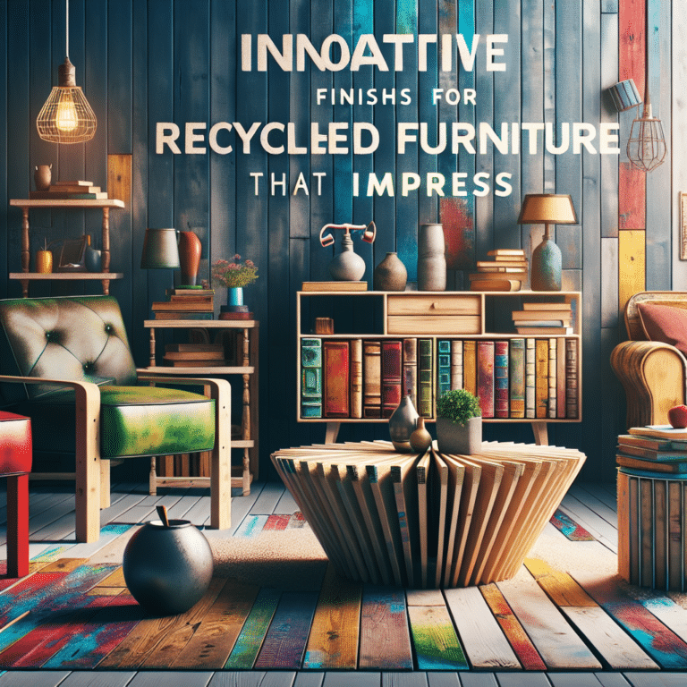 acabamentos criativos para móveis reciclados que impressionam