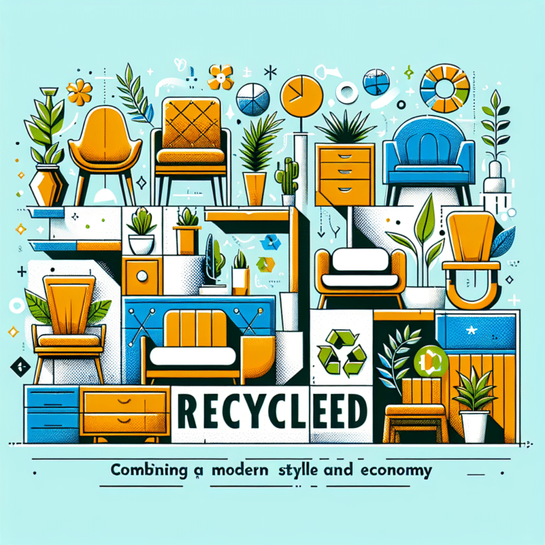 móveis reciclados: unindo estilo moderno e economia