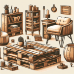 móveis de paletes transformados em itens exclusivos