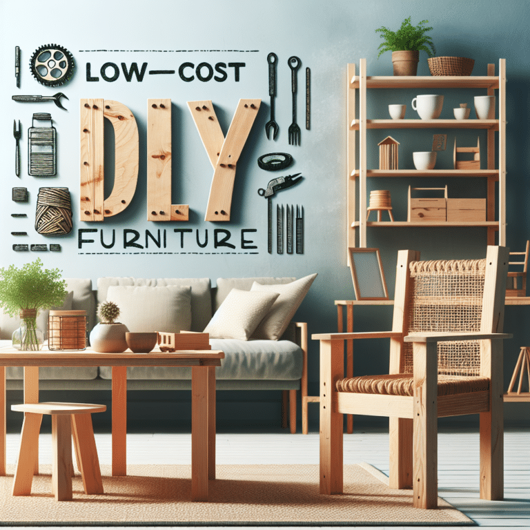 móveis DIY com baixo custo: econômica e criativa