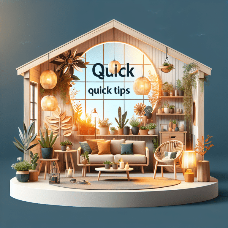 dicas rápidas para manter sua decoração sustentável e atraente