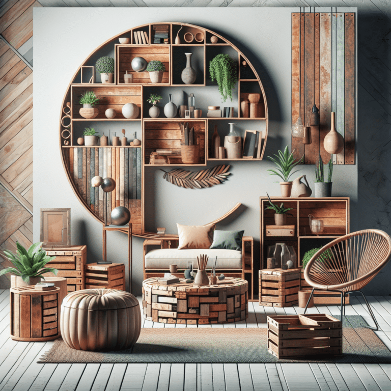 móveis com materiais recicláveis: prática e estética