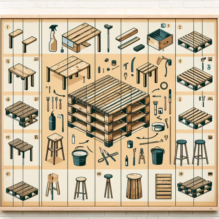 como fazer mesa de paletes com estilo