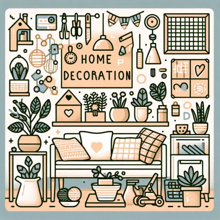 como fazer uma decoração simples e barata