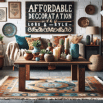 como criar uma decoração barata com muito estilo.