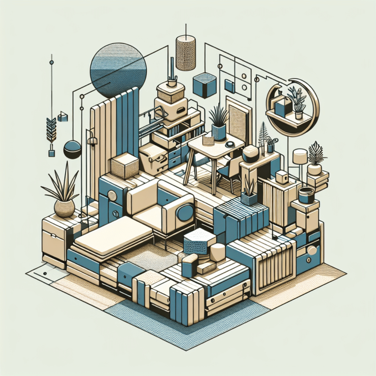 móveis reciclados com design moderno e acessível