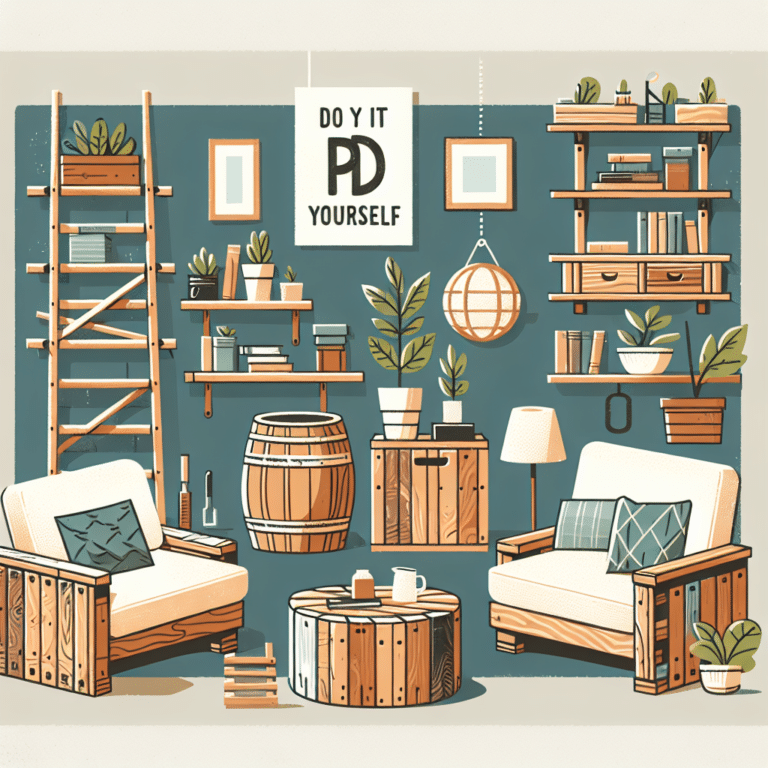 faça você mesmo móveis reciclados para decorar sua casa