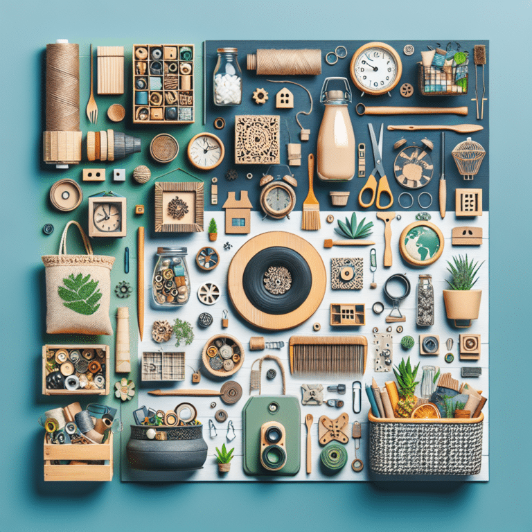 decoração criativa e sustentável com reaproveitamento