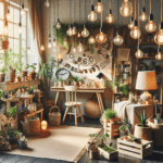 soluções criativas e baratas para uma decoração sustentável.