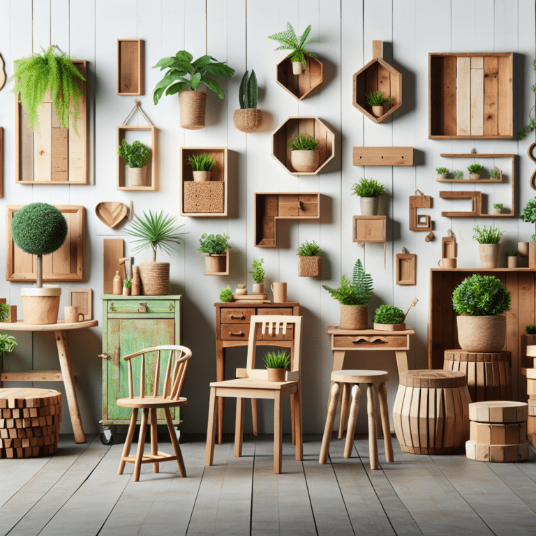 móveis reciclados de madeira: projetos sustentáveis