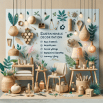 soluções criativas e baratas para uma decoração sustentável.