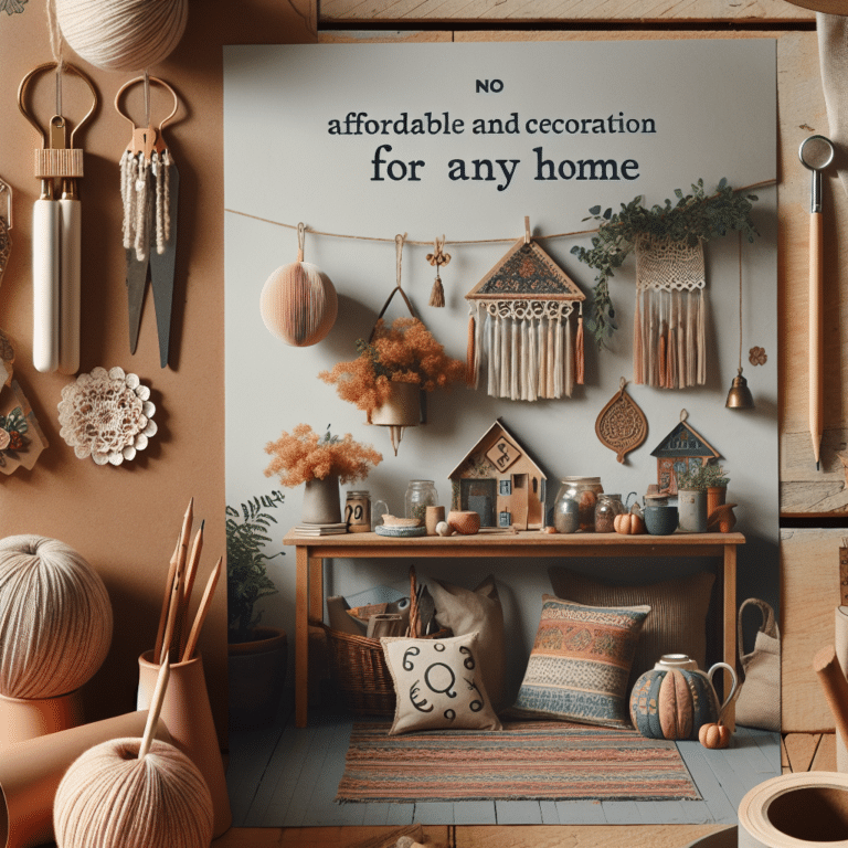 decoração acessível e criativa para qualquer casa