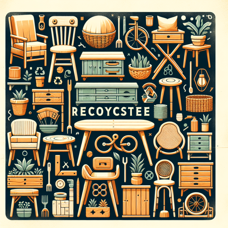 faça você mesmo móveis reciclados para decorar sua casa