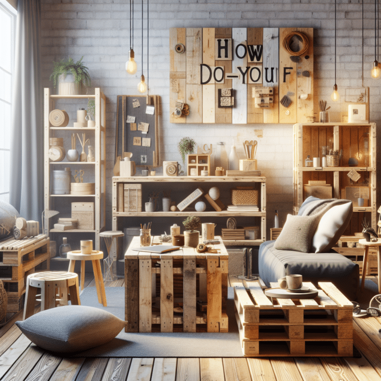 móveis DIY com baixo custo: econômica e criativa