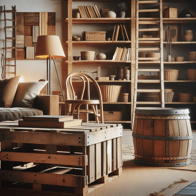 móveis reciclados e suas aplicações em design de interiores