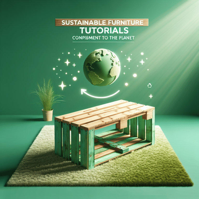 móveis sustentáveis tutoriais: contribua para o planeta