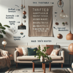 como criar uma decoração barata com muito estilo.